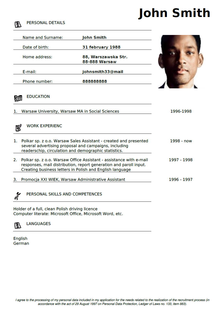 Html resume generator